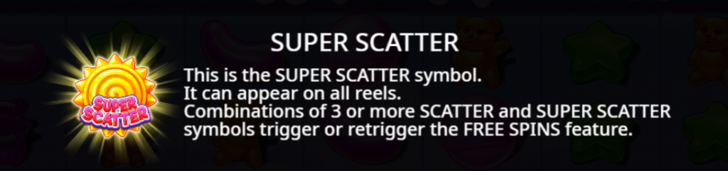 Sugar Rush's Super Scatter symbol
